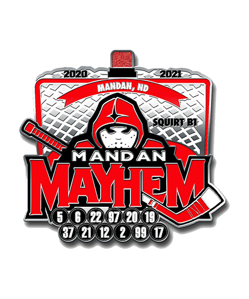 Madan HD Madan mayhem hockey trading pin