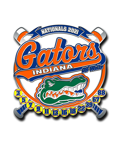 Nationals 2021 gators Indiana trading pin